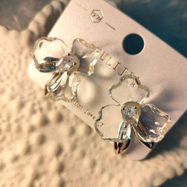 Ethereal Crystal Glass Flower Earrings - ✨ BUY 2, GET 1 FREE! ✨